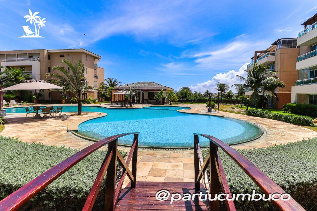apartamento cumbuco frente mar Apartamento Exterior foto